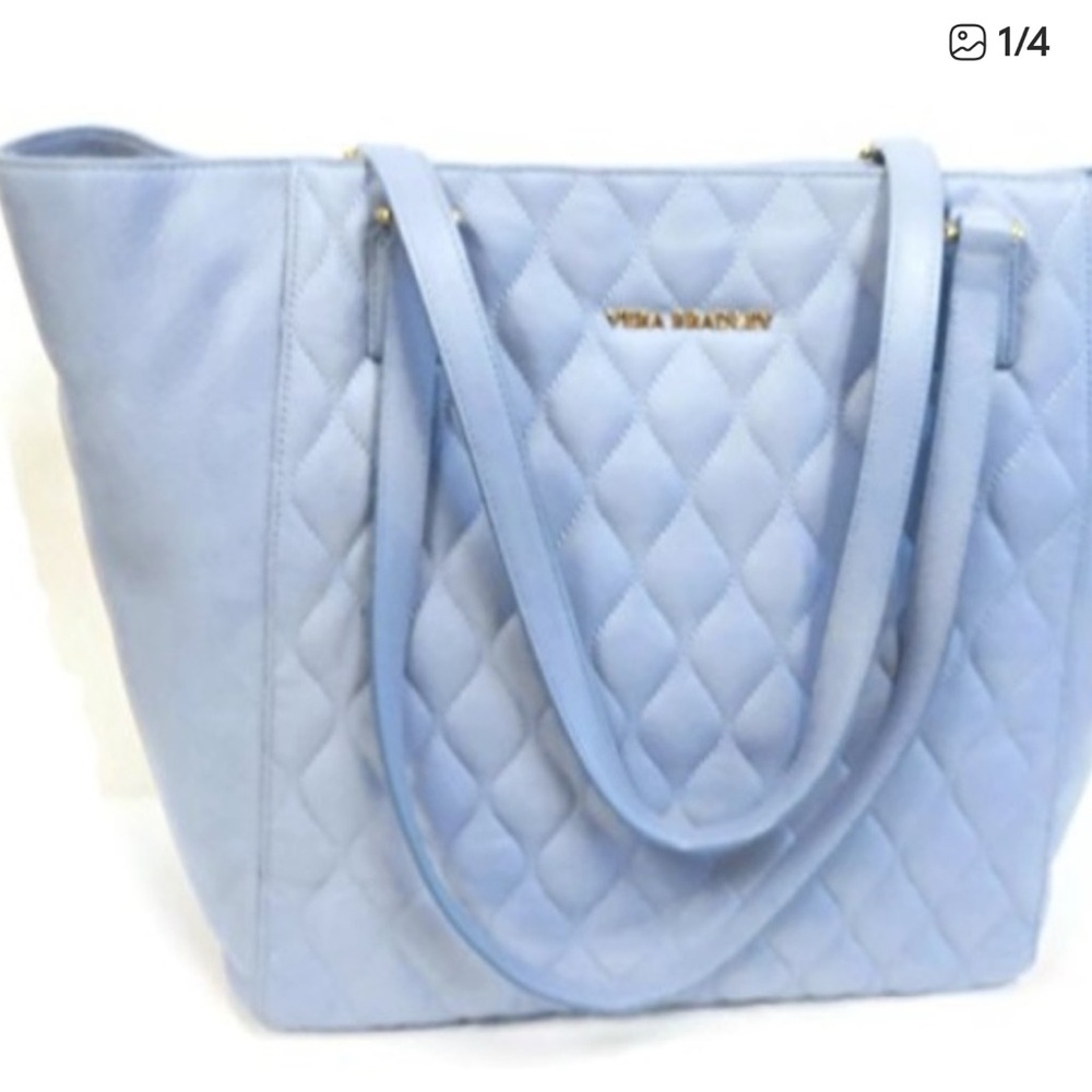 Vera Bradley Quilted Ella Tote Bag - Chambray New with tag and Dust bag